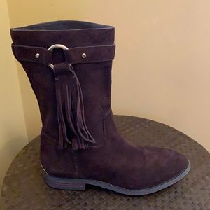 Michael Kors ~Brown Suede Tassel Boot